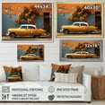 thumbnail image 4 of Designart "Yellow Classic Car In Cuba" Cuba Floater Framed Wall Decor, 4 of 5