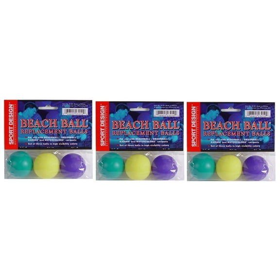 3-PACK - Drybranch 3 Kadima Balls in Polybag w Header (9 balls total)