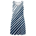 thumbnail image 4 of FDGIU Women's Sleeveless Print Scoop Neck Bodycon Mini Dress, Casual Summer Form-Fitting Short Dress, 4 of 7