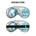 thumbnail image 2 of Goofa Let's go Travel Printed Sleep Eye Mask for Men Women, Zero Eye Pressure Sleeping Mask, Light Blocking Night Blindfold, Soft Eye Shade Cover, 2 of 7