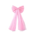 thumbnail image 2 of 1 Pcs Pink Large Bow Party Decorations 13.4 x 28.7 Inch Giant Ribbon Bow Hanging Wall Decor Wrapping DIY Craft for Birthday Valentines Day Wedding Baby Shower Room Wall Backdrop Party, 2 of 7