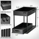 thumbnail image 1 of 2-tier Under Sink Organizer with Sliding Storage Drawer Cabinet Basket Organizer for Bathroom Kitchen, 1 of 4