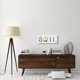 thumbnail image 2 of Global Gallery's 'New Horizons Sail on Linen' by Elyse DeNeige Stretched Canvas Wall Art, 2 of 4