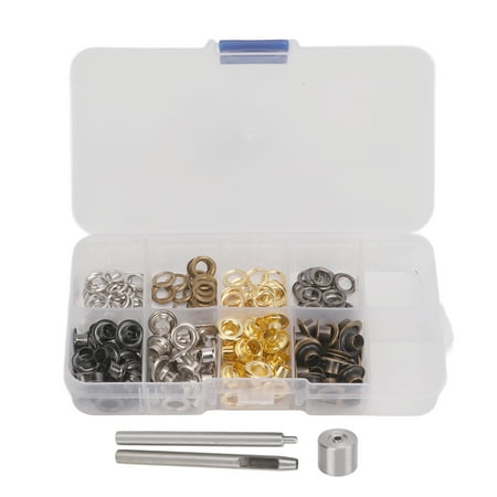 

Grommet Set DIY Decorations Sturdy Construction Grommet Tool Kit Iron Copper Easy Install For DIY Clothing For Bags For Shoes For Hats