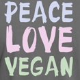 thumbnail image 3 of CafePress - Peace Love Vegan Men's Comfort Colors® T Shirt - Mens Comfort Colors Shirt, 3 of 5
