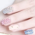 thumbnail image 2 of Nail Art Rhinestones Sparkling Pretty Nail Decoration Flat Back Clear Strass Stones For DIY, 2 of 6