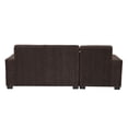 thumbnail image 4 of Sofá Love Chaise Izquierdo en L Eros 3 Plazas Chocolate para Sala, 4 of 8