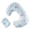 thumbnail image 1 of Almohada De Lactancia, Almohada De Lactancia Para Lactancia, Alimentación Con Biberón, Azul bola azul caliente, 1 of 9