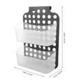 thumbnail image 2 of HOMEMAXS Washing Basket Double Storage Basket 35.00X25.00X8.50CM, 2 of 8