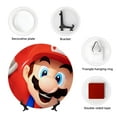 thumbnail image 5 of Lsque Mario Pattern Ceramic Decorative Plate Decorative Plates with Display Stand Personalized Porcelain Plate Ceramic Ornaments for Wall Hanging Decoration-6in, 5 of 6