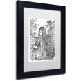 thumbnail image 2 of Trademark Fine Art "Fairy 11" Canvas Art by KCDoodleArt White Matte, Black Frame, 2 of 4