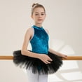 thumbnail image 3 of XovLAHzY Toddler Baby Girl Outfits Training Dress Performance Dress Latin Dance Dress Classical Dance Dress Set Gymnastics Summer Clothing Set 4-5 Years, 3 of 3