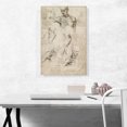thumbnail image 2 of ARTCANVAS Studies of the Human Body - Superficial Anatomy of the Shoulder and Neck 1510 Canvas Art Print by Leonardo da Vinci - Size: 26" x 18" (0.75" Deep), 2 of 9