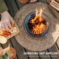 thumbnail image 6 of Solo Stove Mesa XL Tabletop Fire Pit with Stand | Low Smoke Outdoor Mini Fire for Urban & Suburbs | Fueled by Pellets or Wood, Stainless Steel, With Travel Bag,H: 8.6" x D: 7", 2.3 lbs, Mulberry, 6 of 8