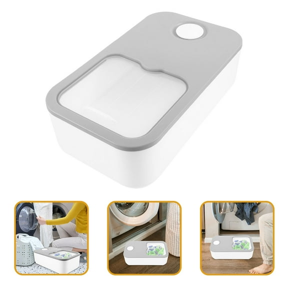 WHAMVOX Laundry Detergent Container Laundry Detergent Dispenser Laundry Detergent Box with Sliding Lid