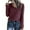 Wine #17, variant on WULMLEO Cozy Sweaters for Women Casual Long Sleeve Loose V-Neck Knit Solid Color Pullover Tops Wine One Size