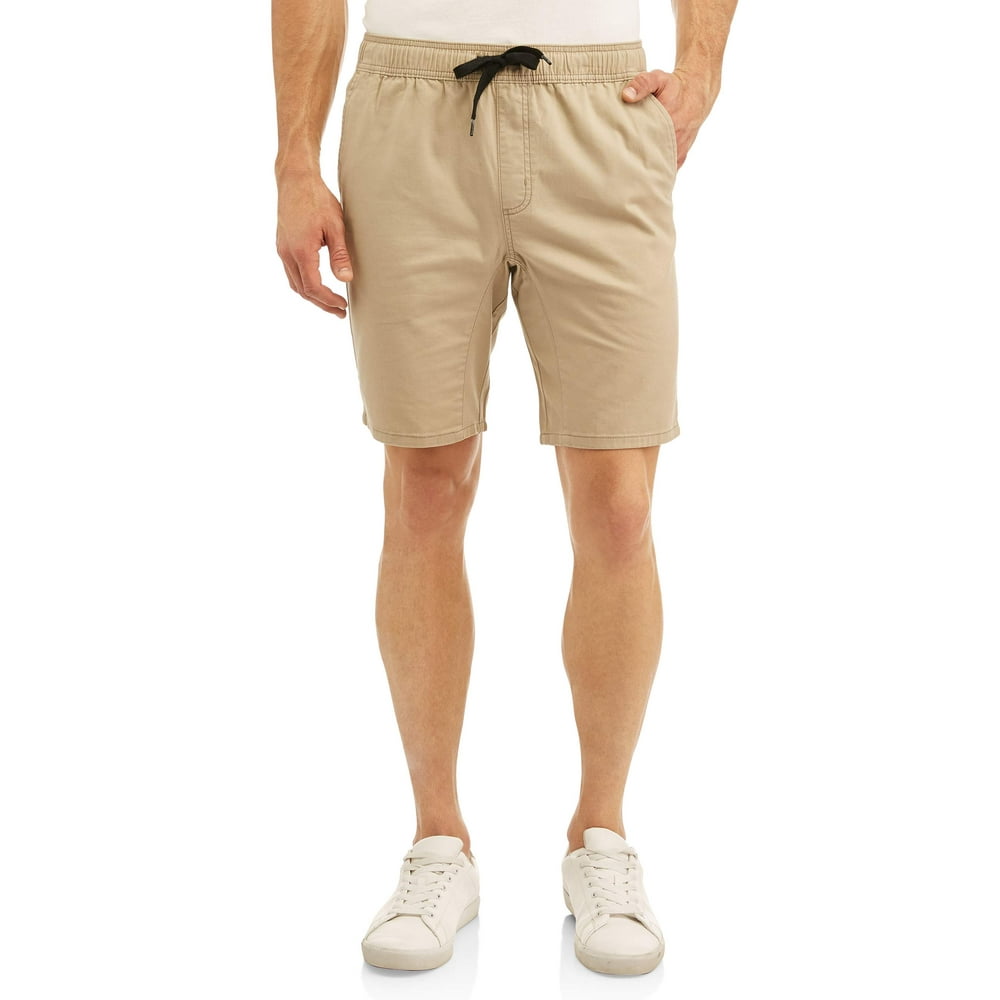 george men's knit jogger shorts