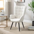 thumbnail image 1 of Silla Sillón Sofá individual Moderno Cómodo, Beige FurnitureR Moderno, 1 of 6
