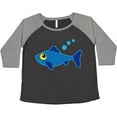 thumbnail image 3 of Inktastic Fishing Blue Fish Women's Plus Size T-Shirt, 3 of 5