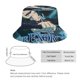 thumbnail image 2 of Exorcista Azul Sombrero bucket para adultos, gorra de protección solar, sombrero de pescador plegable para viajes al aire libre, pesca y actividades de verano, 2 of 6