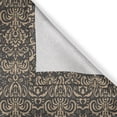thumbnail image 4 of Ambesonne Antique Oriental Window Valance, Nature Tone Damask, 54" X 12", Tan and Dark Sepia, 4 of 5