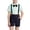 Green, variant on Boys Formal 4 Piece Sets Summer Dressy Gentleman Outfit Cute Soft Short Sleeve Bowtie Shirt and Suspender Shorts Suit for Party Wedding, 1-15Y