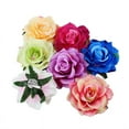 thumbnail image 4 of XmhyTop-A 5pcs Brooches Pins Hair Flowers Fabric Hair Clips, Rose Hair Clips, Hairpin Brooch, Flower Headpieces,White, 4 of 4