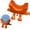 Orange, variant on 2026 New 3D Printing Sponge Holder with Legs, Cute Hanging Design with Drainage to Keep Your Sponge Dry & Smelling Fresh, Funny Stand for Kitchen Sink and Counter(without sponge)