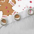 thumbnail image 4 of Manfei Cute Bow Tie Curtains Pack of 2 (42x84 Each),Brown Gingerbread Man Curtains Blackout,Sweet Cake Dessert Bedroom Curtains For Teens,Super Cozy Room Decor, 4 of 6