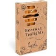 thumbnail image 5 of Hyoola, 4.5 Hour Natural Yellow Beeswax Tealight Candles - In Clear Plastic (12 Pack), 5 of 8