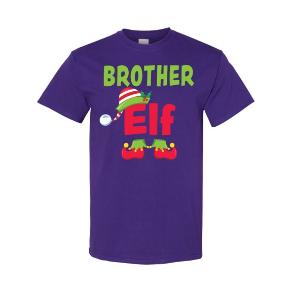 Inktastic Christmas Brother Elf T-Shirt