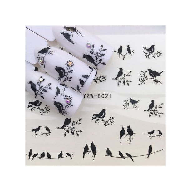 Soidarity 1 Uds. Multi patrón de dibujos animados Animal Nails Art Sticker 3D envoltura de uñas pegatina consejos DIY Manicura pegatinas Type9 NO9 Soidarity MJ12596-09