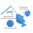 thumbnail image 6 of Clearance Under $1 Silicone Tea Strainers Creative Fish Shape Loose Leaf Tea Infuser With Long Handle Lanyard Reusable Tea Interval Diffuser Tea Cup Filter For Herbal Teaware Brewing Accessorie Blue, 6 of 8