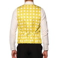 thumbnail image 3 of INSPIRE CHIC Polka Dots Suit Vests for Men's Slim Fit V Neck Waistcoat Formal Dress Vest, 3 of 4