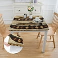 thumbnail image 2 of Acheng Egyptian Art Square Tablecloth Outdoor Picnic Camping and Indoor Kitchen Dining Party 100% Polyester Fiber 46*46, 2 of 8