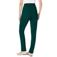 thumbnail image 2 of Woman Within Plus Size Tall Knit Hassle-Free Pull-On Elastic-Waist Pants, 2 of 3