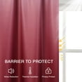 thumbnail image 5 of Window Valances for Bathroom, Ombre Blackout Red Valance for Christmas Kitchen Cafe Valance, 60x14 Inches, 1 Panel, 5 of 9