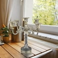 thumbnail image 4 of Foqnuq European Style Metal Candle Holder, Candlestick Taper Stand Vintage Electroplated Finish Romantic Wedding Centerpiece Table Dinner Decor, 4 of 7