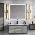 thumbnail image 5 of Matte Black Modern Bathroom Vanity Light 24 inch Dimmable LED Bath Bar Light Fixtures Over Mirror Wall Sconce Picture Lights for Paintings Cabinets Bedroom, 5 of 8