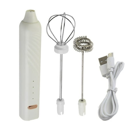 

USB Rechargeable Milk Frother Electric Egg Beater Coffee Drink Foamer Mixer Tool