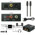 thumbnail image 7 of For Toslink 3.5mm Digital Coax Optical to Analog RCA Audio Converter Adapter with Fiber Cable, 7 of 7