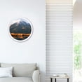 thumbnail image 6 of Gmogad Modern Round Photo Frame, 16 Inch Wall Mount Picture Frame for Home Office Decor, Circular MDF Wooden Frame with PMMA, Easy Install Wall Art Decoration, 6 of 7