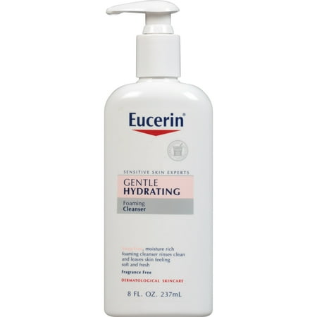 (2 pack) Eucerin Sensitive Skin Gentle Hydrating Cleanser 8 fl.