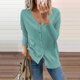 thumbnail image 2 of Moda Mujer Botones Manga Larga Casual Sólido Corto Abrigo Cárdigan Blusa Odeerbi  ODB-6, 2 of 4