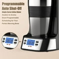 thumbnail image 2 of Single Serve Coffee Maker, Programable Single-Serve Brewers, Timer Auto Start/Off, 14 Oz Single Cup Coffee Machine For Ground Coffee, 700W Quick Brewing, Perfect Gifts for Coffee Lovers, 2 of 6