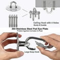 thumbnail image 3 of Ceiling Hook, Wall Mount Hook For Hanging Hammock, Yoga, Hanging Chair-week, 3 of 4
