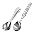thumbnail image 1 of 2 Cucharas para Helado de Acero Inoxidable 304, Aptas para Lavavajillas, para Uso Doméstico y Comercial., 1 of 5