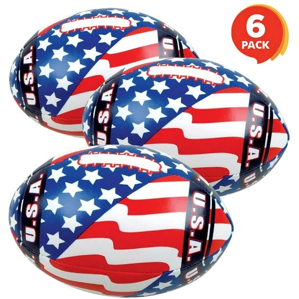 Gold Toy Soft Stuff Us Flag Footballs Set Of 6 Mini 5 Inch Stuffed American Flag Footballs 4th Of July Party Favors And Decorations Patriotic Supplies For Memorial And Independence Day Gold Toy Soft Stuff Us Flag Footballs Set Of 6 Mini 5 Inch Stuffed American Flag Footballs 4th Of July Party Favors And Decorations Patriotic Supplies For Memorial And Independence Day