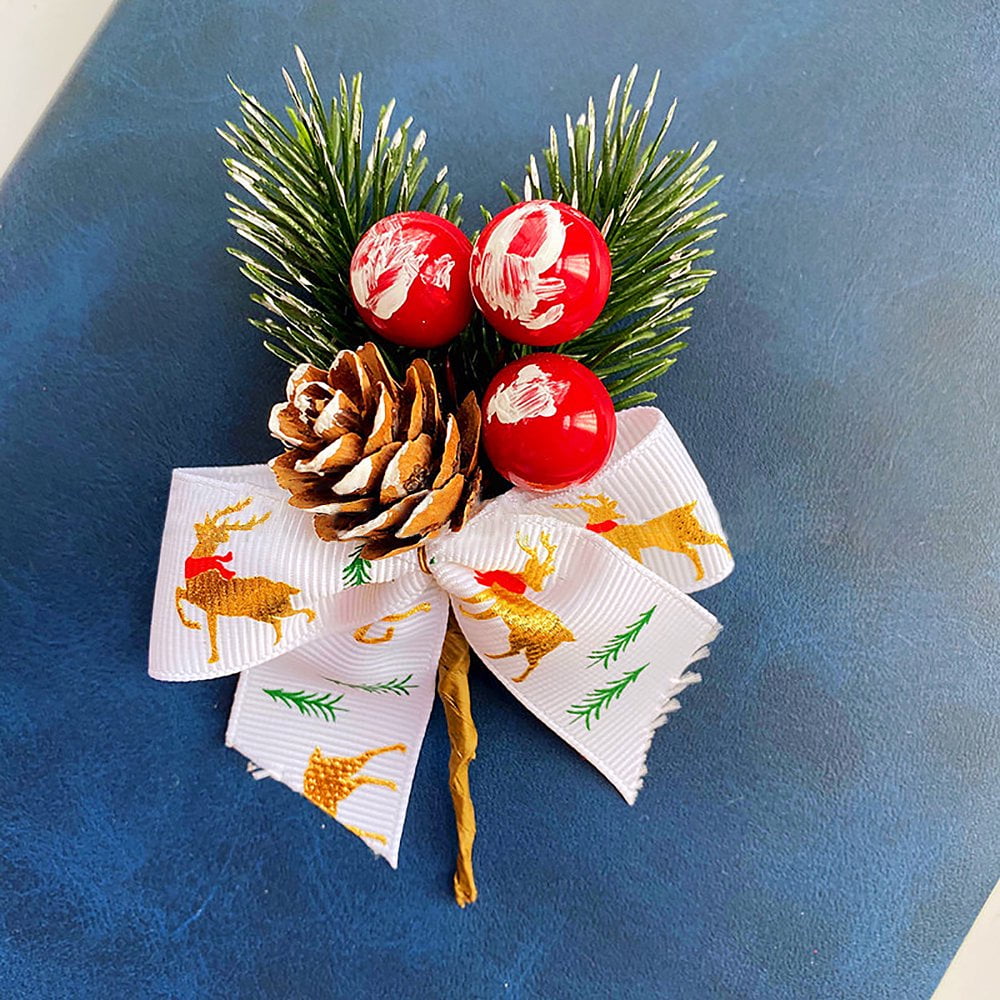 Pics De Pin Artificiel, 10 Pièces, Petit Pin Noël, Branche