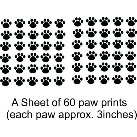 Best Selling Cling Transfer : Cat Kitten Puppy Dog Pet Leopard Cheetah Wild Animal Paw Print Wall Decal Sticker 2015 BS Sale 19 2 20 Inches X 40 Inches